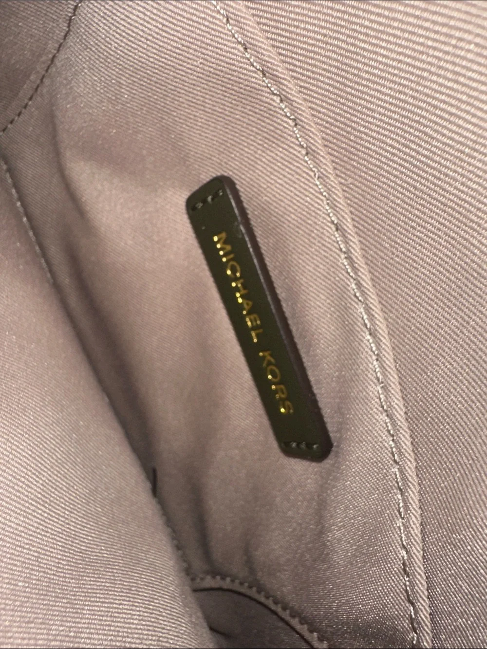Michael Kors Large Dark Green Pebbled Leather Wristlet Clutch with Two Way Strap